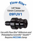09FUV1 3/8" Male Connector for Flow-Rite
